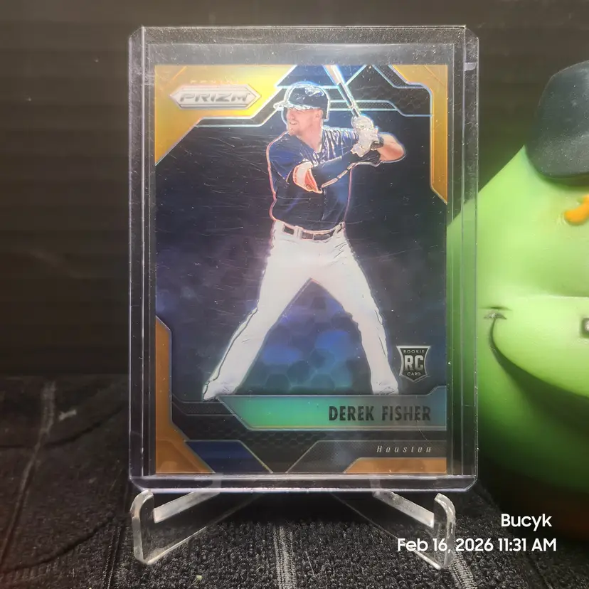 2017 Panini PRIZM Orange - Derek Fisher Houston Astros 324/399