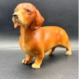 Vintage Dachshund Dog Figurine - Japan