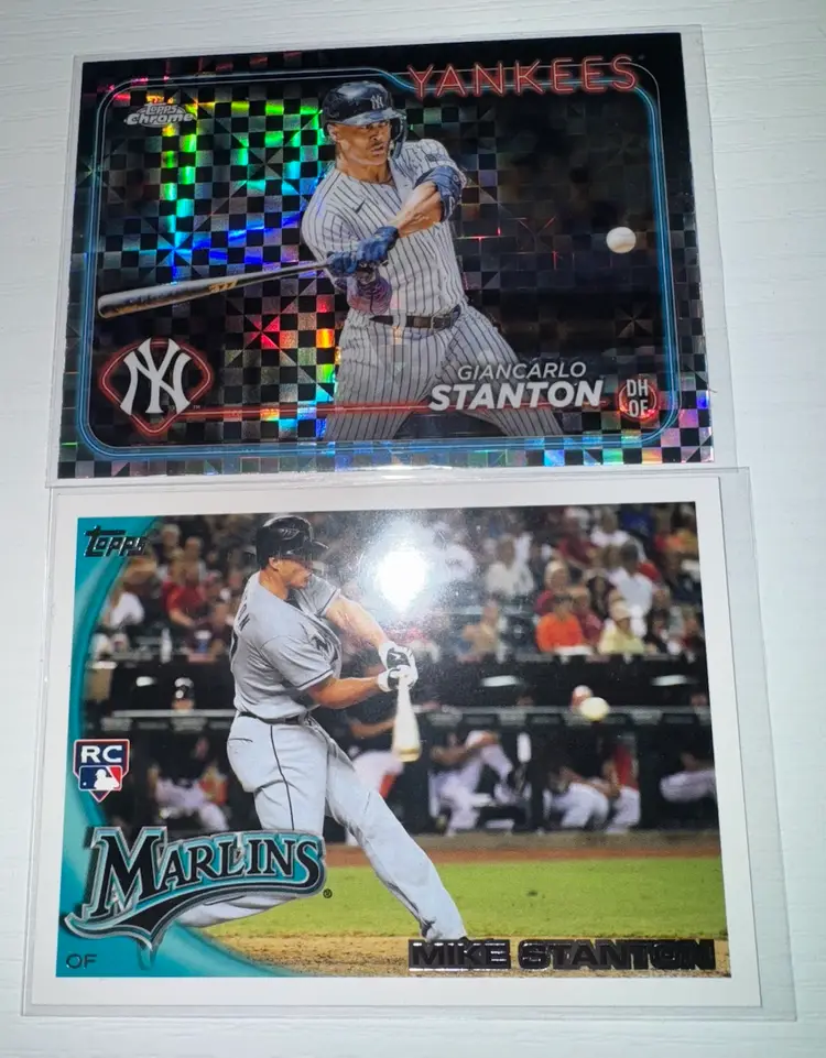 Giancarlo Stanton Rc, Xfractor Lot Of 2