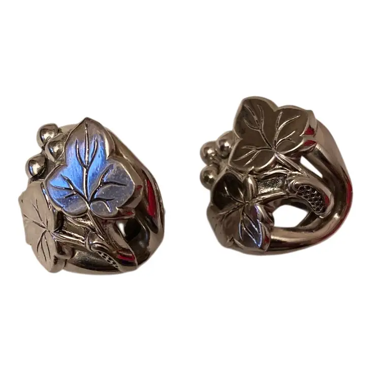 Vintage Marino Leaf Earrings