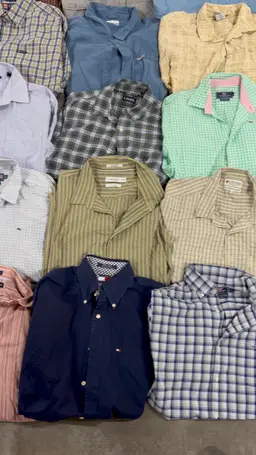 60 Pc A Grade Branded Full Button Shirts Bundle