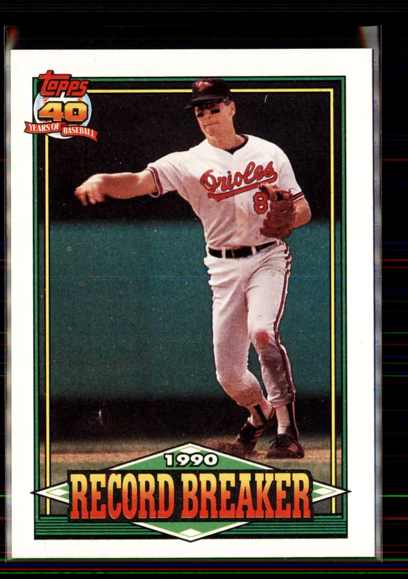 Cal Ripken Jr. 1991 Topps Record Breaker #5 - Baltimore Orioles - (pk2-73)