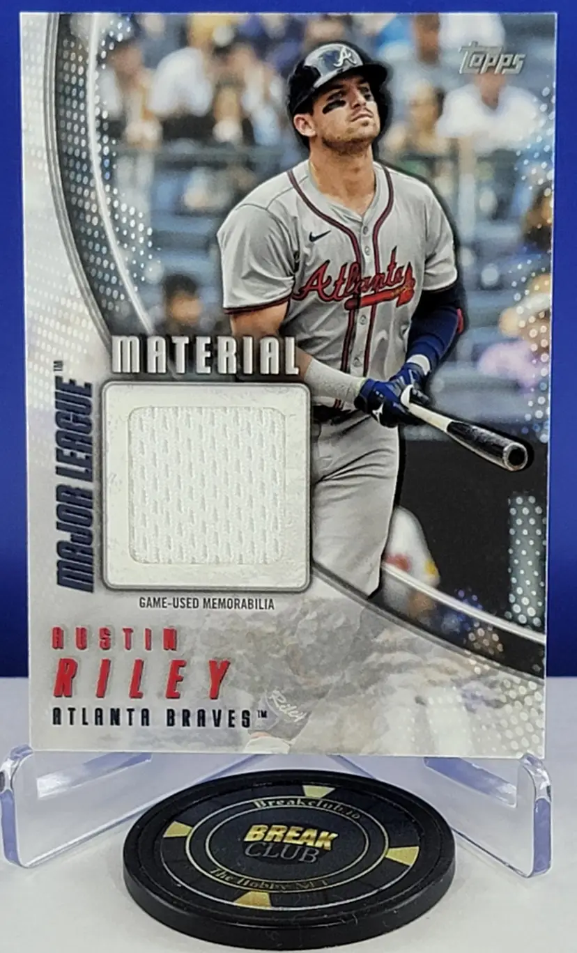 Austin Riley 2025 Topps Series 2 Major League Material Jersey Relic MLM2-AR Atlanta Braves