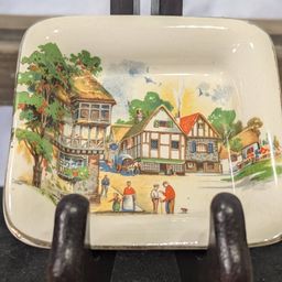 Vintage Lancaster and Sandland Down Sumerset Way 4" Plate Trinket Butter Tea Bag
