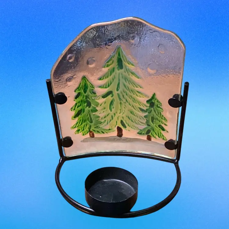 Fuse, Glass Christmas Tree, Tea, Light Holder