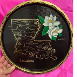 Vintage Louisiana Souvenir Tray