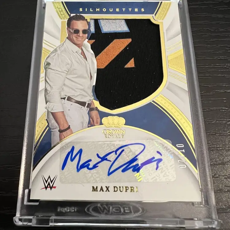 2022 WWE MAX DUPRI Auto GOLD LA KNIGHT AUTO PATCH 07/10 