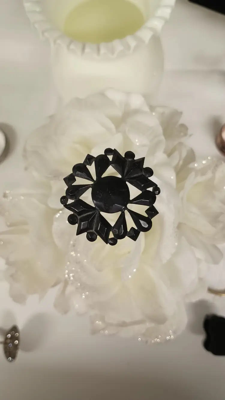 Victorian Mourning Hat Pin