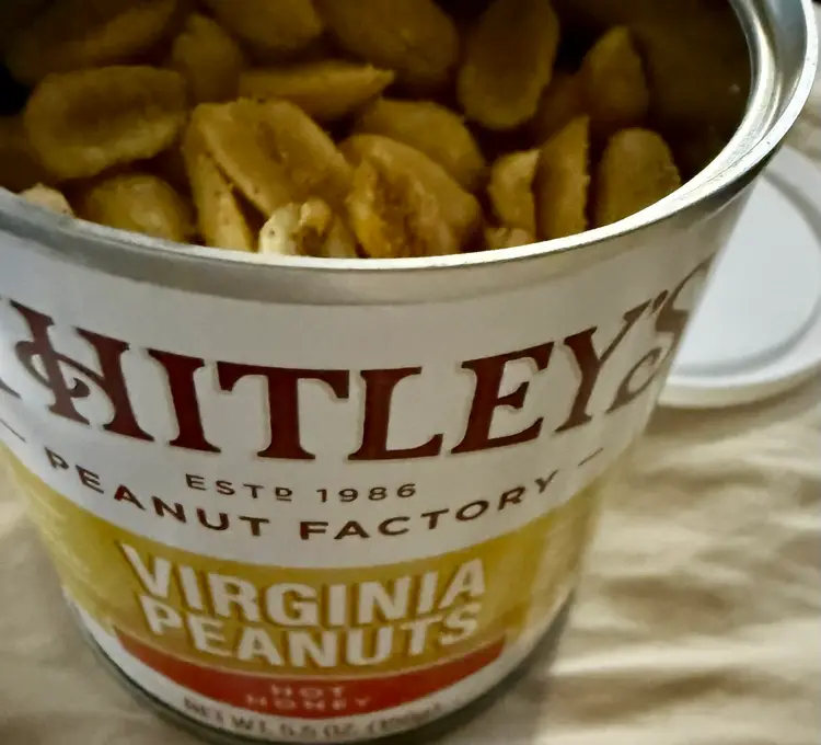 Whitley’s Virginia Hit Honey Peanuts