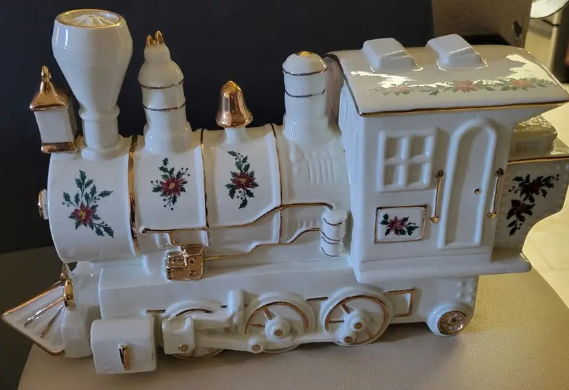 Ceramic Christmas Train As Is