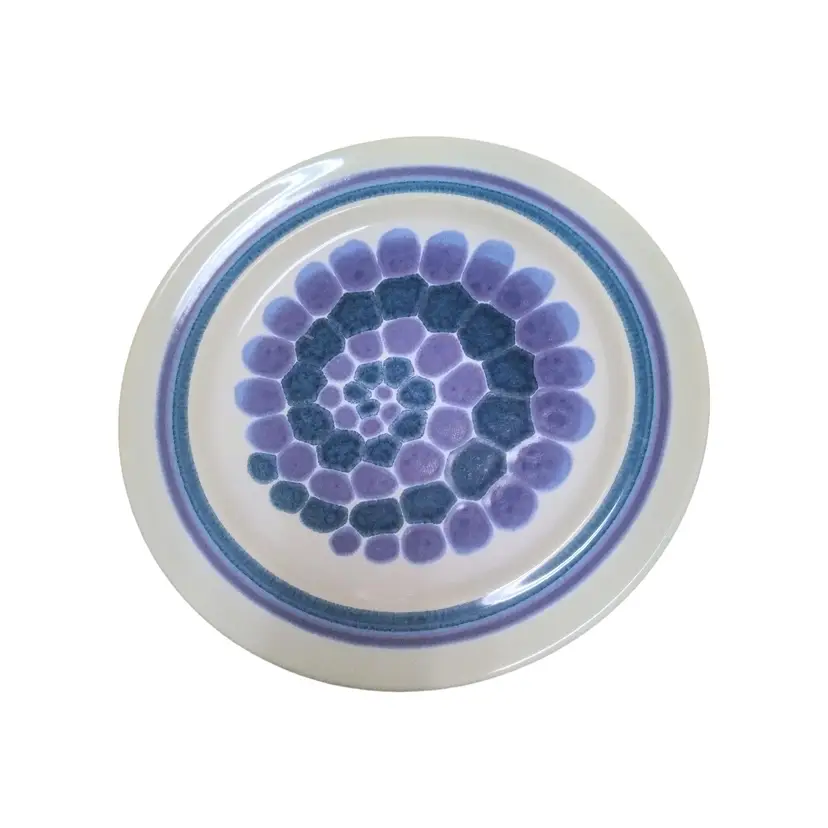 Franciscan ware Moondance Pattern Dinner Plate 1970s Discontinued 10" Wide