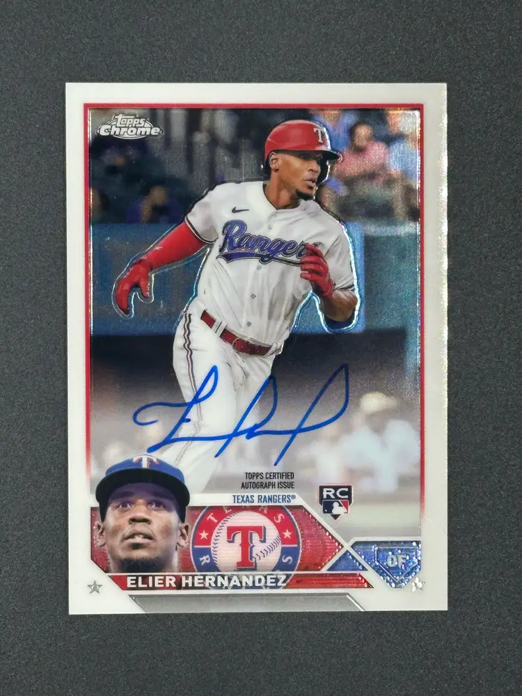 2023 Topps Chrome Elier Hernandez RA-HER Rookie Autograph Auto
