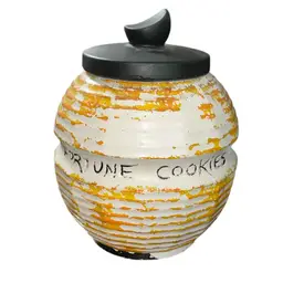 Rare Vintage McCoy "Fortune Cookie" Lantern Cookie Jar