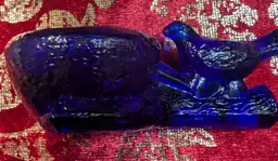 Mosser Mini Cobalt Blue Bird Salt Cellar