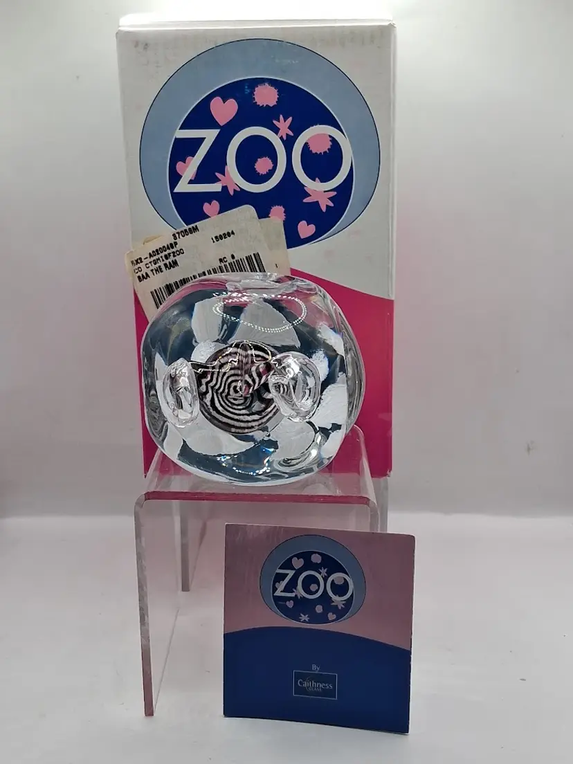 Caithness, Scotland, Zoo Collection, Baa The Ram, Paperweight! NEW IN BOX!