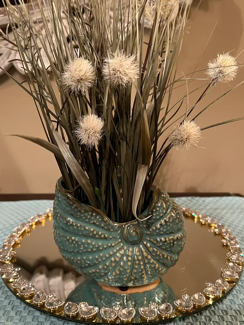 Seashell Silk Floral Arrangement