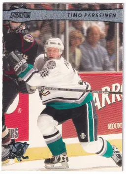 2001-02 Stadium Club #127 Timo Parssinen RC Anaheim Ducks Hockey Card