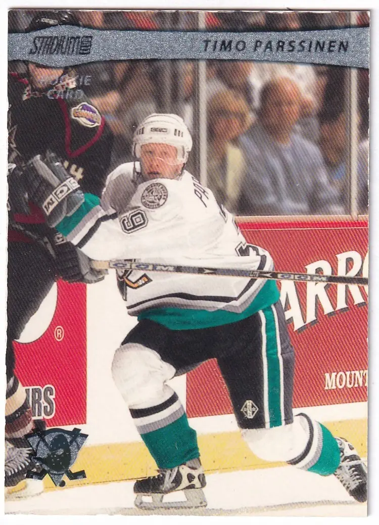 2001-02 Stadium Club #127 Timo Parssinen RC Anaheim Ducks Hockey Card