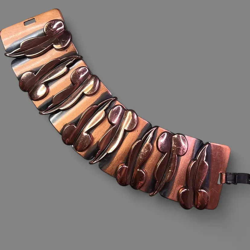 Vintage Mid Century Modern MCM Renoir Copper Bracelet