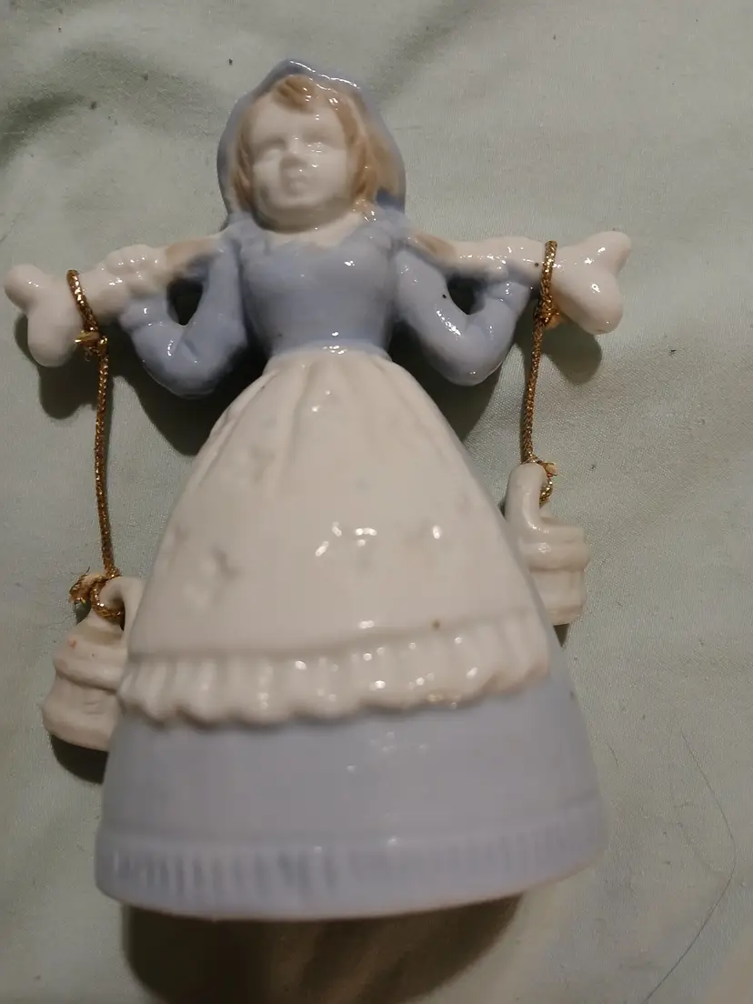 Dutch Girl Porcelain Bell