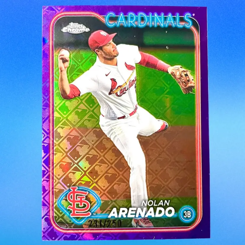 Nolan Arenado 231/250 - 2024 Topps Chrome Logofractor - St. Louis Cardinals