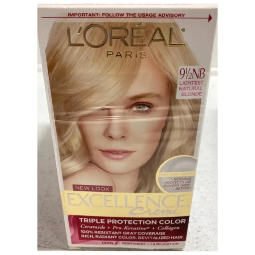 L'Oreal Paris Excellence Permanent Hair Color, 9 1/2 NB Lightest Natural Blonde