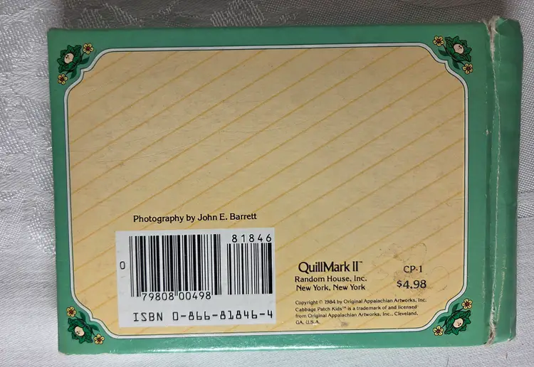 Vintage 1984 Cabbage Patch Kids My Photo Album 6" UNUSED PAGES