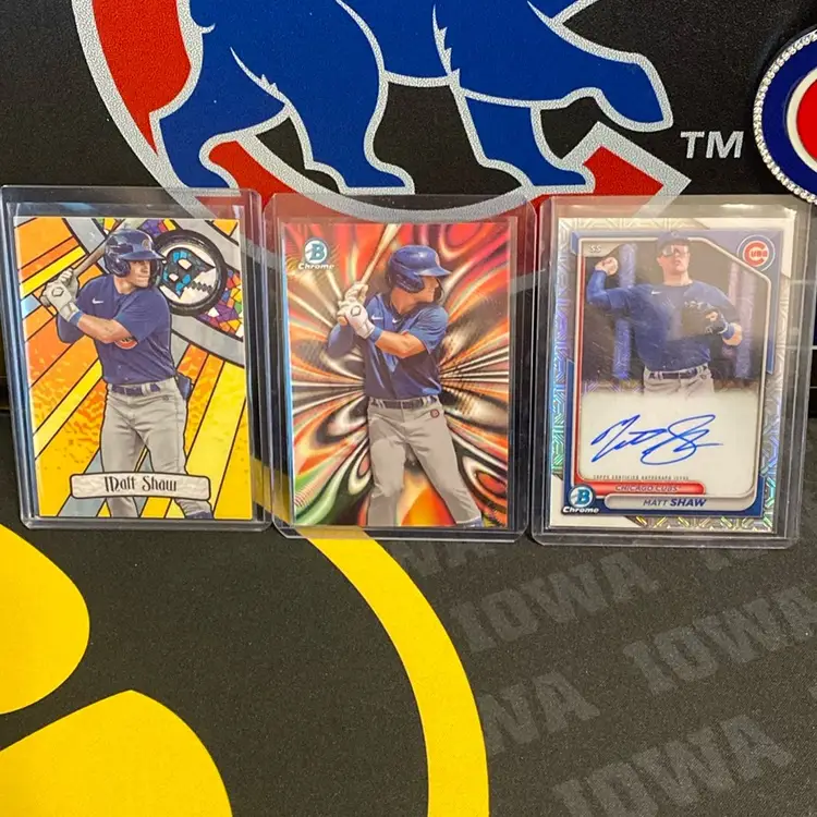 2023/2024 Bowman Chrome Lot Matt Shaw Chicago Cubs
