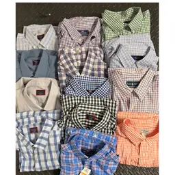 Men’s Reseller Lot - 13 Premium Long sleeve Button Down Shirts - Ralph Lauren, Untuck it, Vineyard Vines, Peter Millar