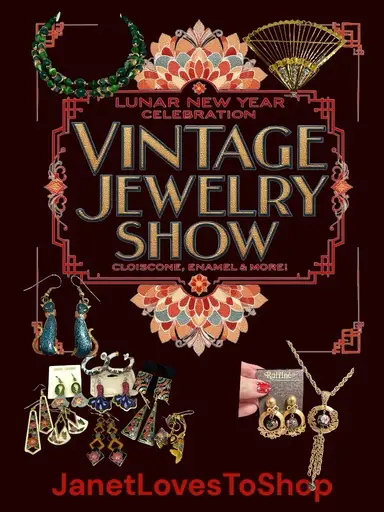 Vintage Oriental Asian Themed Jewelry Show.Lots Of Cloisonne!🪭🥡🏮🎇Let’s Celebrate Lunar New Year! 