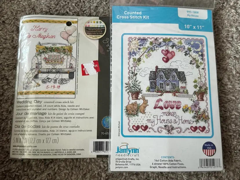 Love Lot Of 2 Counted Cross Stitch