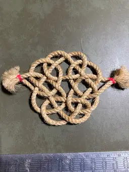 Vintage Braided Rope Trivet/Hot Pad