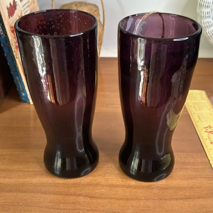 Hand blown Drinking Glasses