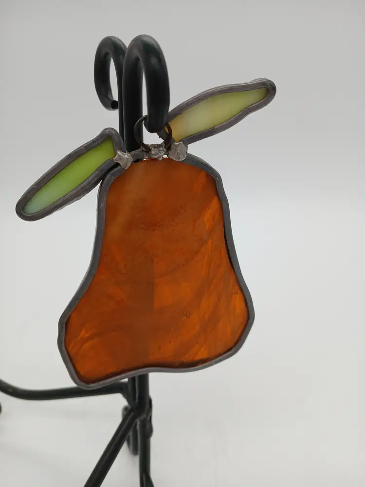 Pear Stained Glass Suncatcher