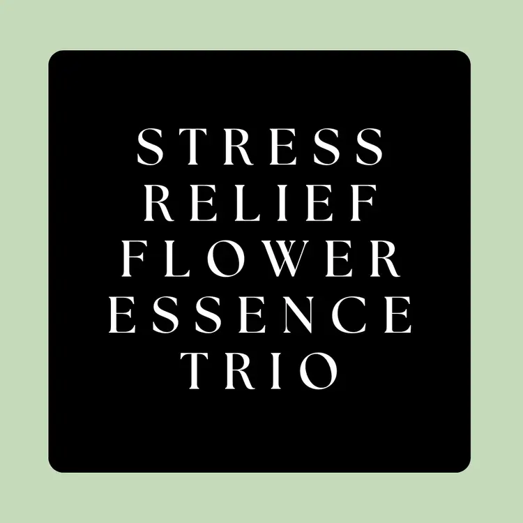 LET IT GO ~ Stress & Tension Flower Essence Trio set.