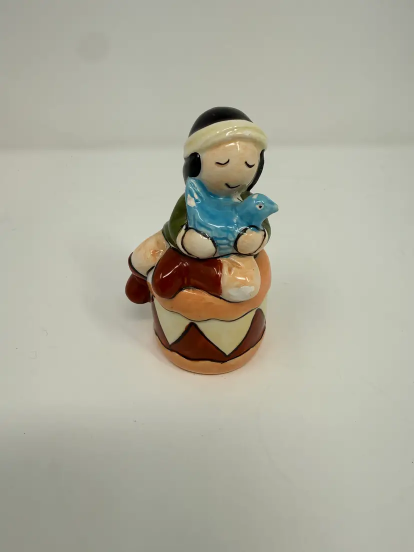 Ceramic Native American Shaker