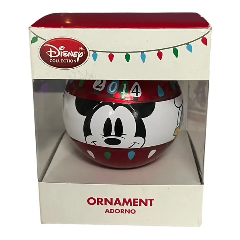 2014 Disney Collection Ornament – Mickey, Donald & Goofy – New in Box, Good Condition