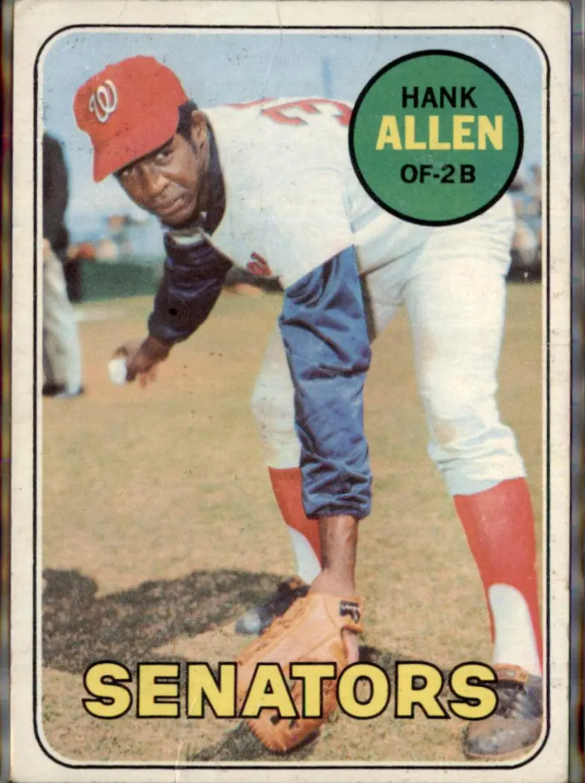 1969 Topps #623 Hank Allen - (pk3) - Washington Senators