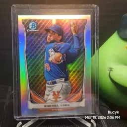 2014 Bowman Chrome Refractor - Gabriel Ynoa New York Mets 182/500