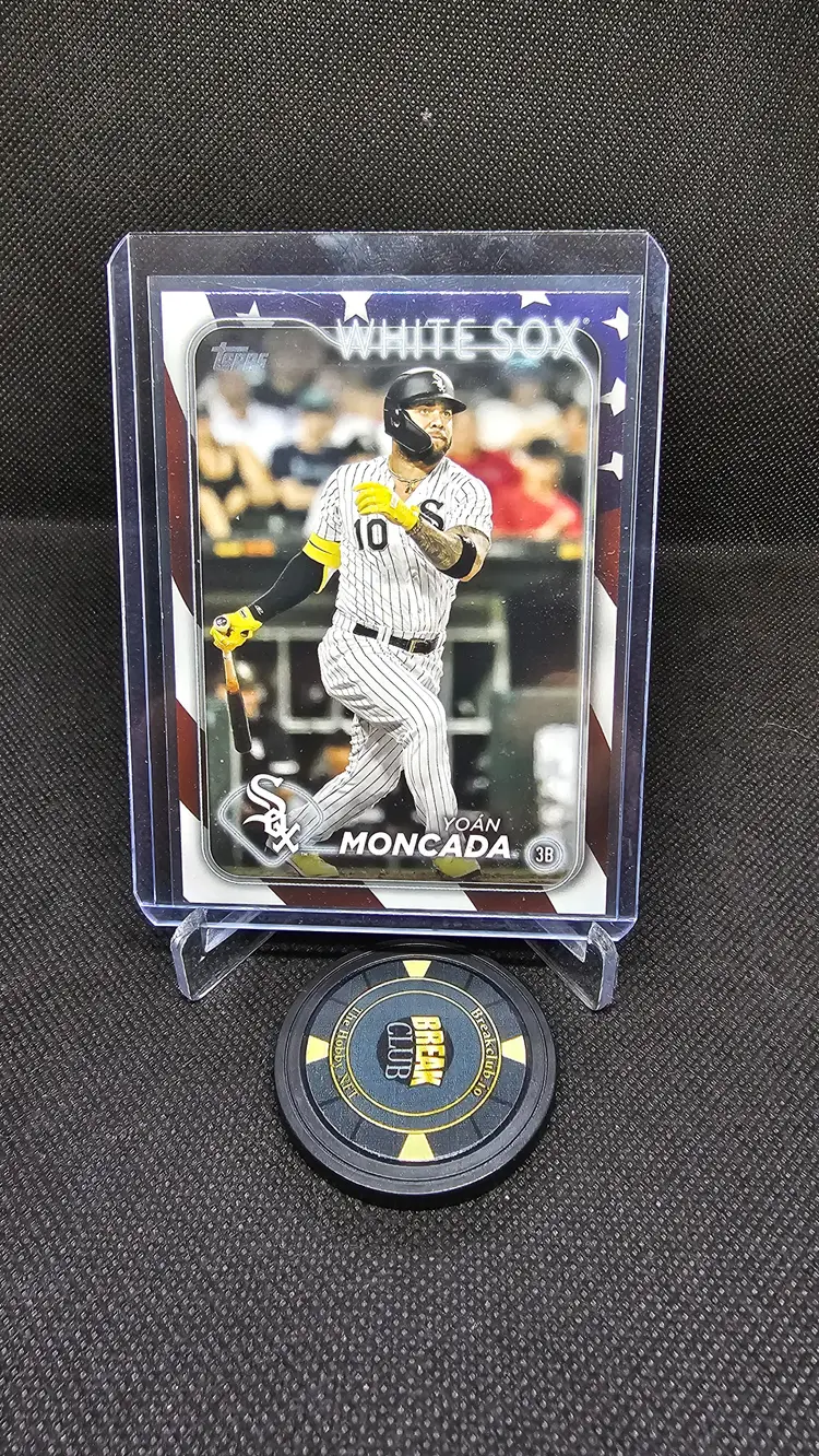 2024 Topps Series 2 Yoan Moncada Independence Parrallel 14/76- Chicago White Sox