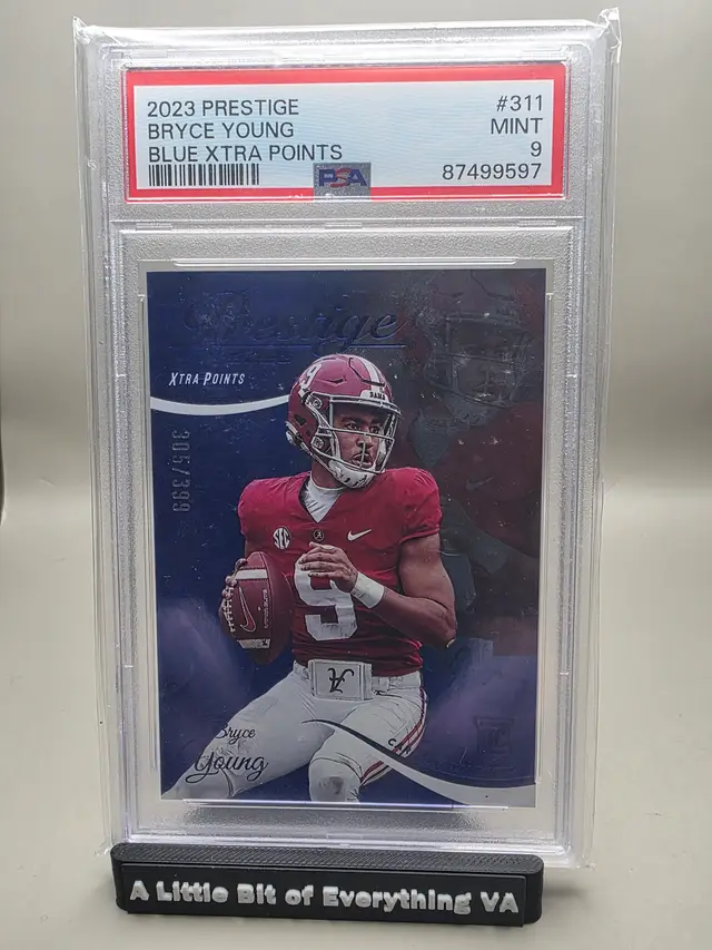 Bryce Young #311 2023 Panini Prestige - Xtra Points Blue PSA 9 #/399