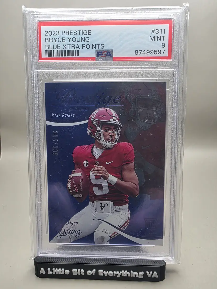 Bryce Young #311 2023 Panini Prestige - Xtra Points Blue PSA 9 #/399
