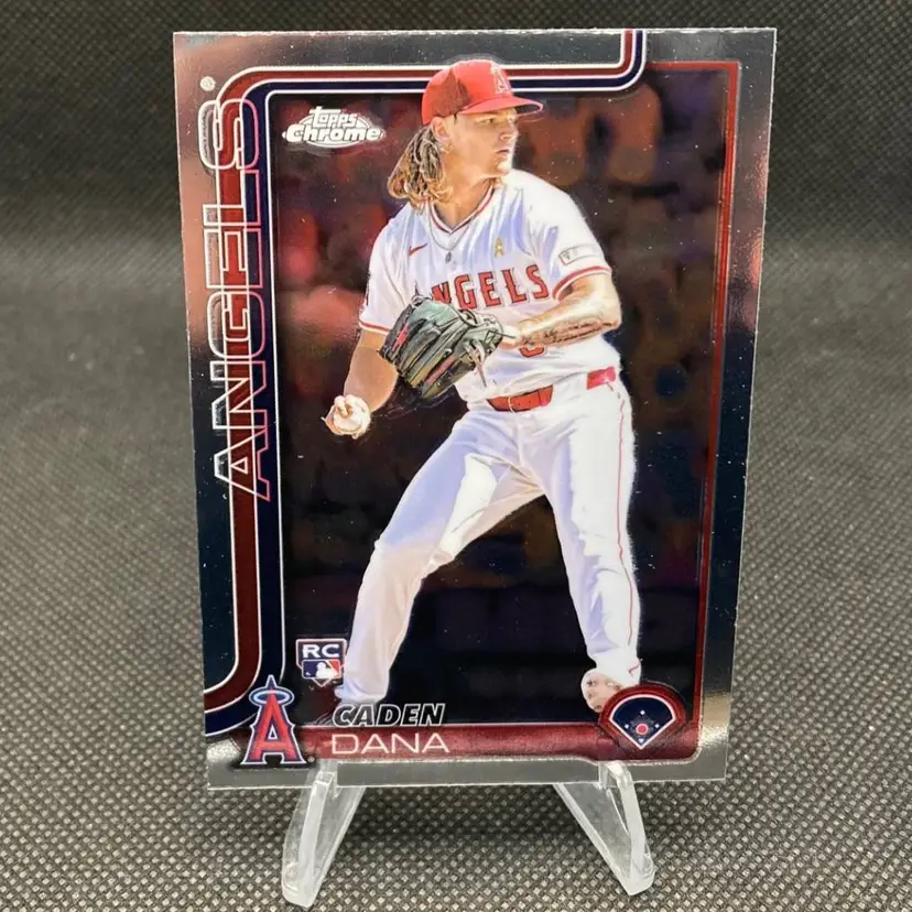 Caden Dana 2025 Topps Chrome Rookie RC #245 - Los Angeles Angels