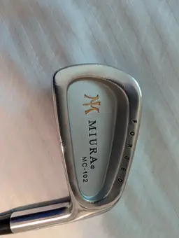 Miura Forged Iron Set 4-PW KBS Stiff Flex RH Excellent MC 102 / CB 202