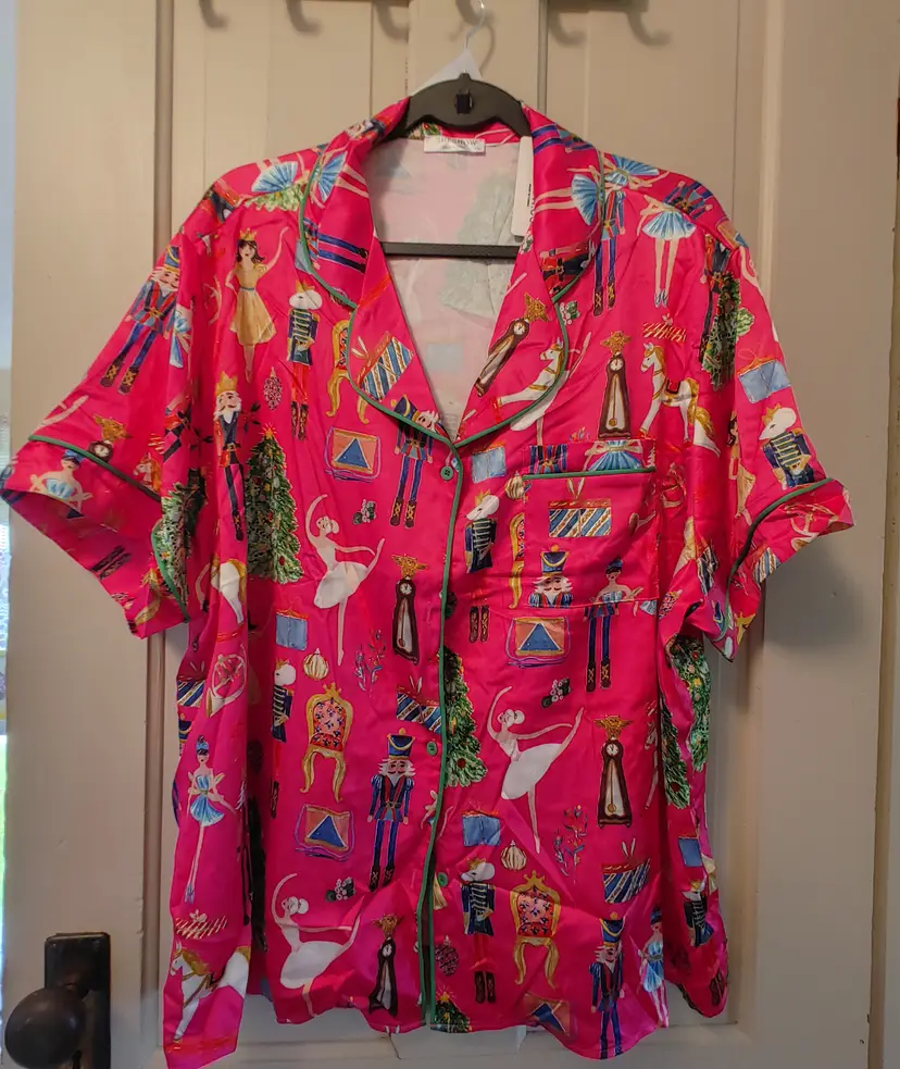 #01 Pajamas- Brand: She Show. Size Medium. NWT. Retail $38-48. Material: 97% polyester, 3% spandex. No callouts.