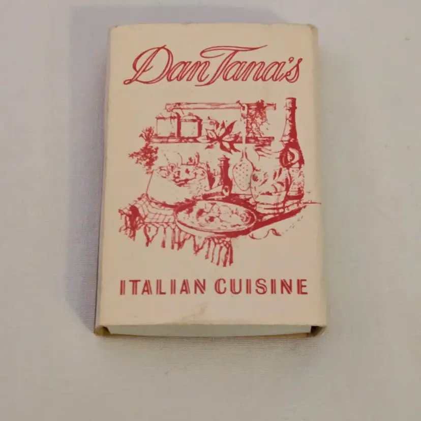 Matchbox Dan Tana’s Restaurant West Hollywood Restaurant Partial Box of Matches Vintage XRARE!