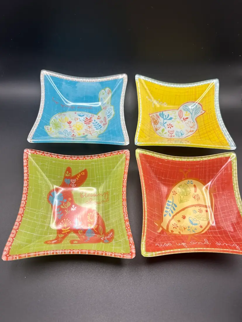 Glass Dishes Set Of Four - Prima Designs