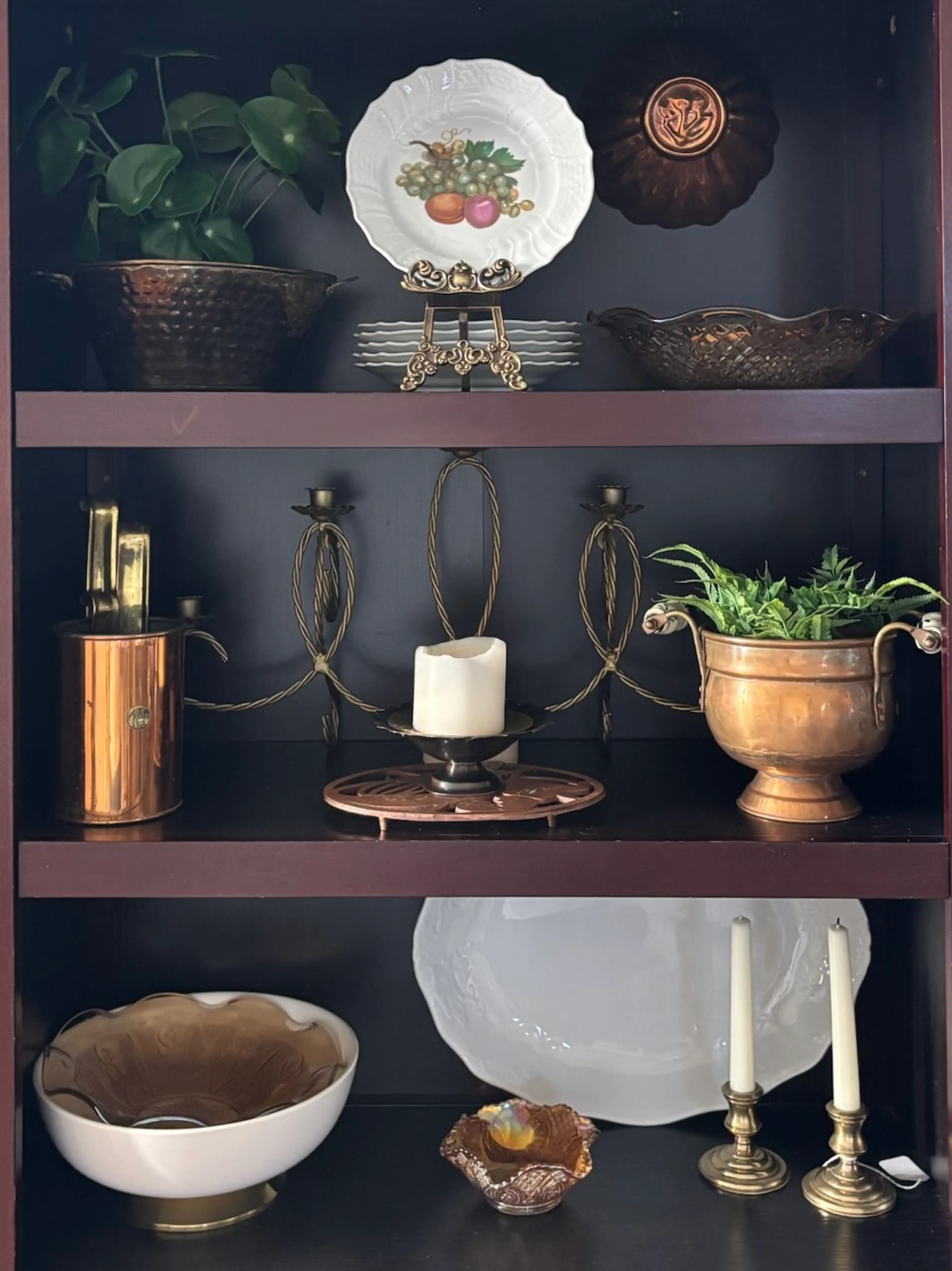 Brass Copper & Warm Glass 💛🧡🤎 