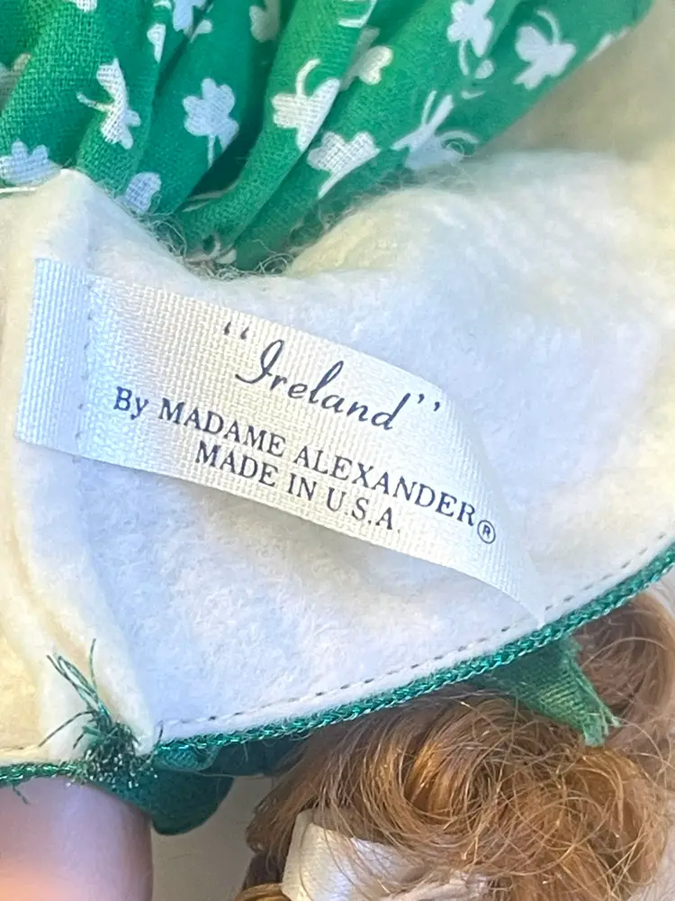 Vintage Madame Alexander Ireland 8" Doll