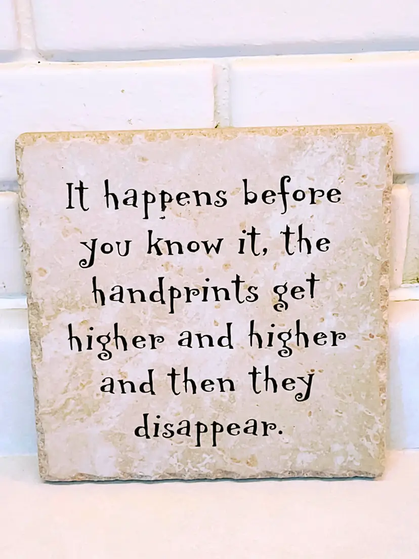 MADE IN ITALY CERDOMUS CERAMIC ART TILE (REFERENCE TO KIDS GROWING UP)